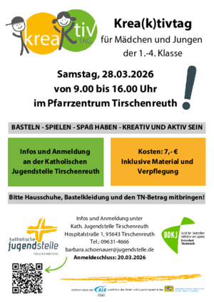 Plakat des diesjährigen Kreaktivtages